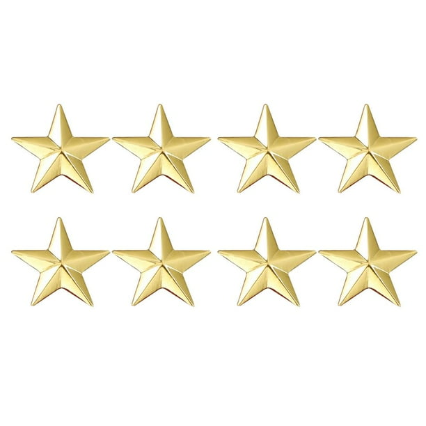 4 pares de puntas de estrella, broche de punto frágil, pin de solapa para boda, negocios, esmoquin, , accesorios de Hugo Pin de broche de estrella