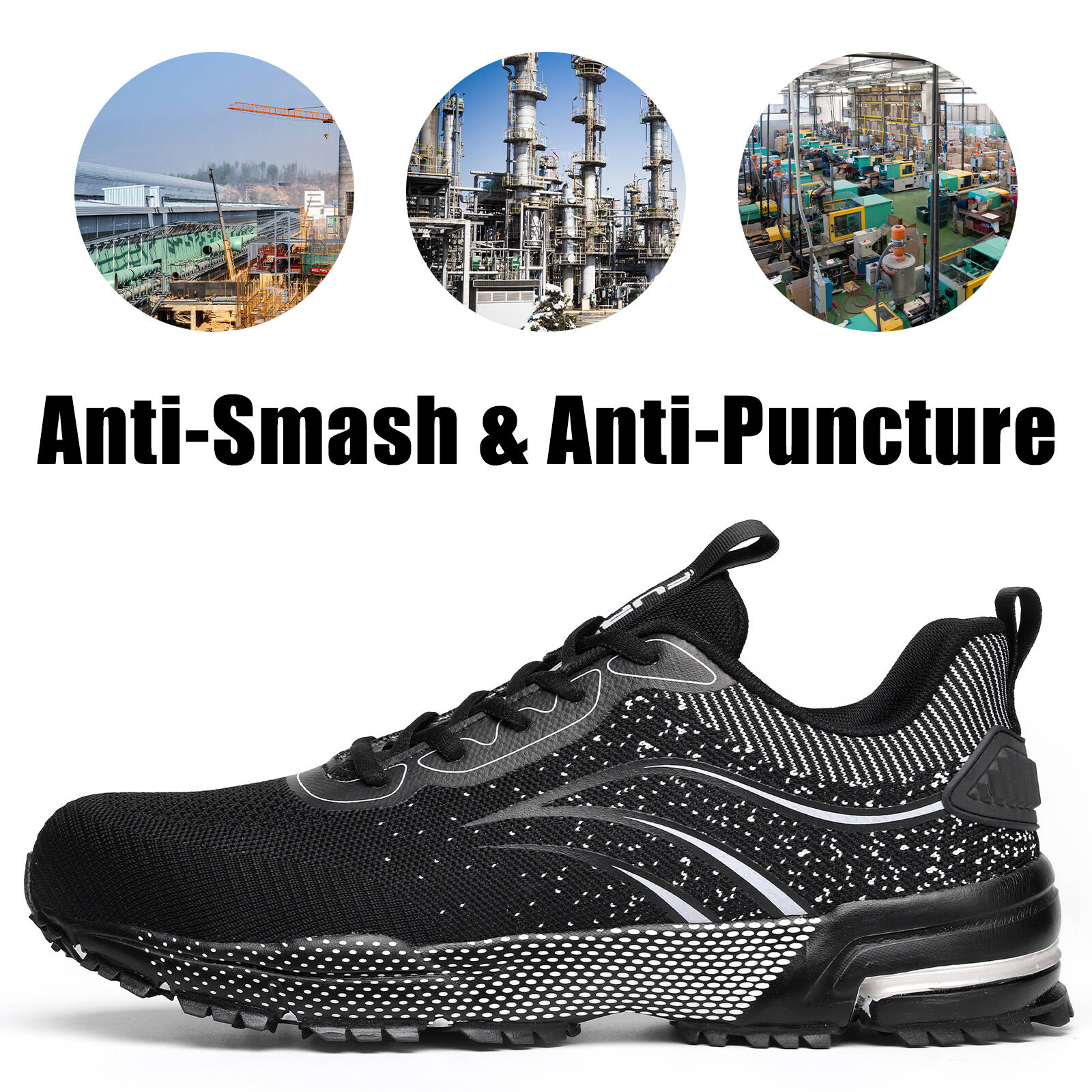 Furuian Steel Toe Lightweight Safety Sneakers photo 2