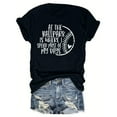 thumbnail image 1 of Hvobtty T-Shirt à Manches Courtes Col Rond Décontracté pour Femmes, T-Shirt de Sport de Baseball Imprimé avec Col Rond et Haut à Manches Courtes, 1 of 4