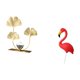 thumbnail image 5 of Estatua de hojas, estantería, escultura de hojas, figura de pájaro, adorno para jardín, flamenco, escultura de estaca para jardín, adorno decorativo n, 5 of 8