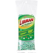 Libman All-Purpose Cotton Wet Mop Refill Clip-on Head, 14 oz