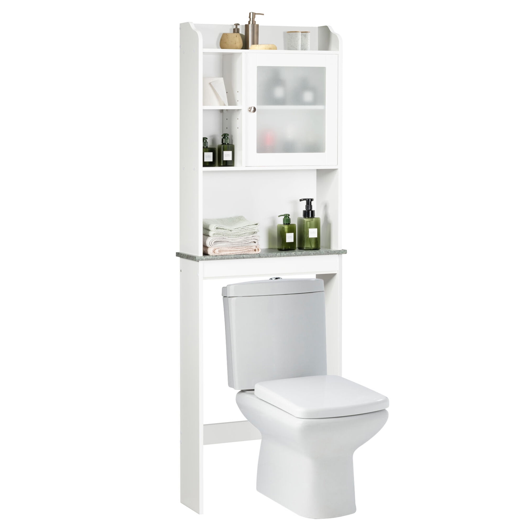Gymax Over The Toilet Bath Cabinet, Bathroom Over The Toilet Cabinets Canada