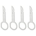 thumbnail image 6 of Molaner 4 PCS Radio Removal Tool Kit for Mercedes-Benz Ford Volkswagen, Car Trim Removal Pry Key with Easy Grip Handle and Stiff Blades, Head Unit CD DVD Host Key Disassembly Tool Set, 6 of 16