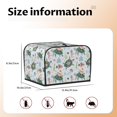 thumbnail image 5 of Picia Turtle and Sea Life Print 4 Slice Toaster Cover , Toaster Protector Dustproof Kitchen Appliance Cover, Kitchen Appliance Dustproof Protector, 5 of 7