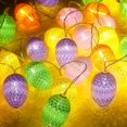thumbnail image 1 of 13.2 Feet 30 Lights Easter Eggs String Lights Cotton Egg String Lights LED Cotton Thread Easter Egg for Easter, Party, Home Decorations, 1 of 7
