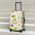 thumbnail image 3 of Wukai Medical Icons Elastic Luggage Cover: Personalized Protection for Your Suitcase - Fits 19~29-inch, Washable & Durable Travel Companion-Small, 3 of 8
