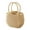 Brown, variant on Travelwant Straw Bags for Women, Hand-woven Straw Small Hobo Bag Round Handle Ring Tote Retro Summer Beach Rattan bag