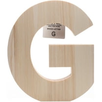 Hampton Art Chunky Wood Letter 8"-G