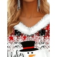 thumbnail image 4 of Gvmfive Women Christmas Tops Blouse Funny Graphic Long Sleeve Shirt, 4 of 5