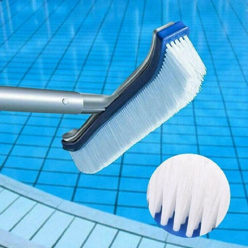 Oillian Swimming Pool Cleaning Brush Algae Floor & Wall Handheld Brush Cleaning Tool Heavy Duty/Quality Easy Push 