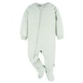 thumbnail image 7 of Gerber Baby and Toddler Neutral Microfleece Blanket Sleeper Pajamas, 2-Pack, Sizes 0/3 Months -5T, 7 of 7