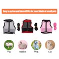 thumbnail image 3 of OULII 3Sets Hamster Harness Leash for Photography Size Mesh Cloth Grey, 3 of 8
