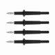 thumbnail image 5 of 4Pcs 4mm Banana Socket Probe Pins with Insulated Wire for Electrical Testing, Black, 5 of 5
