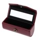 thumbnail image 2 of Estuche de lápiz labial de cuero premium jinwen con espejo rojo, 2 of 8