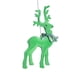 thumbnail image 3 of Flocking Christmas Wreath Plush Reindeer Plastic Cute Christmas Elk Pendants Reusable Festive Xmas Tree Hanging Ornaments, 3 of 5