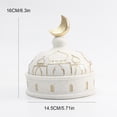 thumbnail image 3 of HuiXinOu Islamic Ramadan Resin Decor, Handcrafted Mosque Model and Tower Ornament, Storage Function Figurine, Perfect for Home Display and Ramadan Decoration, 3 of 6