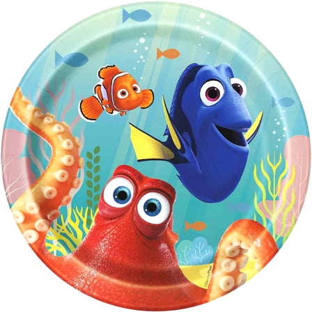 Disney Dory Nemo & Marlin Dessert 6-3/4" Party Plates - Pack of 8