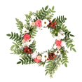 thumbnail image 1 of floral de 16 pulgadas colgante de flores artificiales para decoración de jardín, 1 of 8
