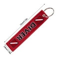 thumbnail image 5 of Gieenan Embroidered Diver Identification Keychain Scuba Diving Accessory Key Holder for Dive Clubs and Adventure Seekers, 5 of 9
