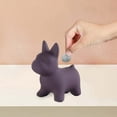 thumbnail image 1 of Hucha BLESIY estatua de Animal Ornamento Caja de Almacenamiento de Banco de Monedas violeta, 1 of 8
