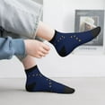 thumbnail image 6 of Women Men Athletic Socks Alaska Flag Cushioned Quarter Ankle Socks, 6 of 7