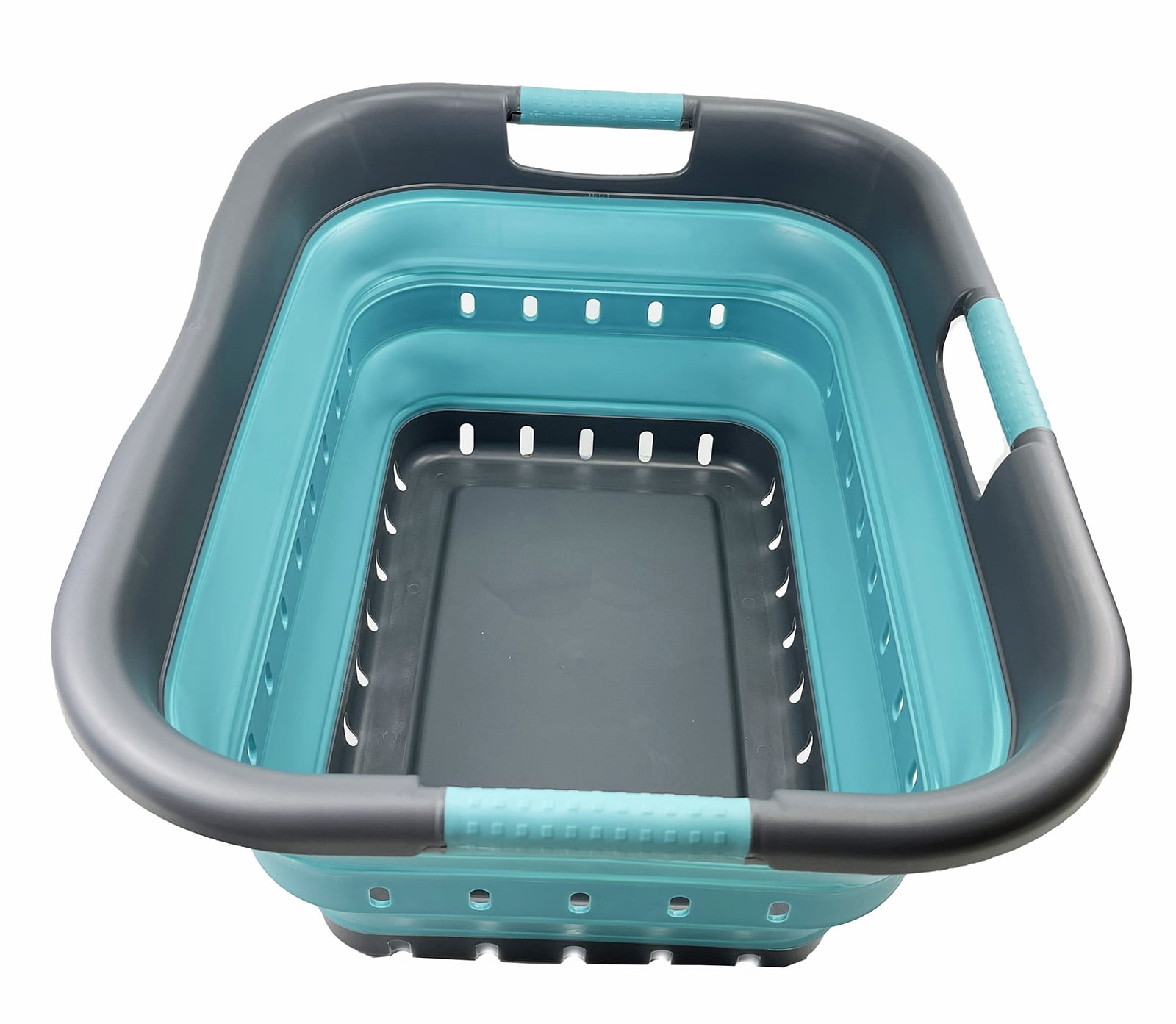 SAMMART 41L (10.8 Gallon) Collapsible Plastic Laundry Basket