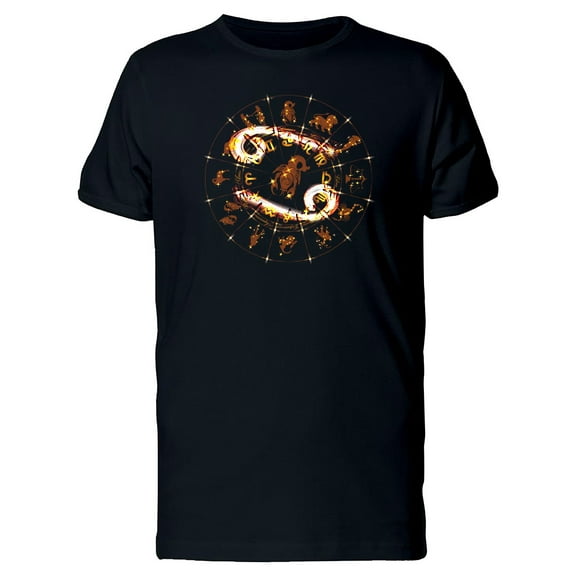 Zodiac Sign Cancer In Fire Style T-Shirt Men -Image by Shutterstock, Male x-Large
