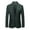 Green, variant on Mens Formal Blazer Coat Single One Button Solid Color Casual Stretch Lightweight Outwear Business Party Elegant Overcoats