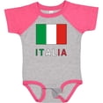 thumbnail image 3 of Inktastic Italy Flag & Italia Black Border Boys or Girls Baby Bodysuit, 3 of 5