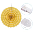 thumbnail image 5 of Uxcell 8"/12"/16" Round Paper Fans Hanging Decoration for Birthday Wedding Party, Striped Multicolor 6 in 1 Set, 5 of 6