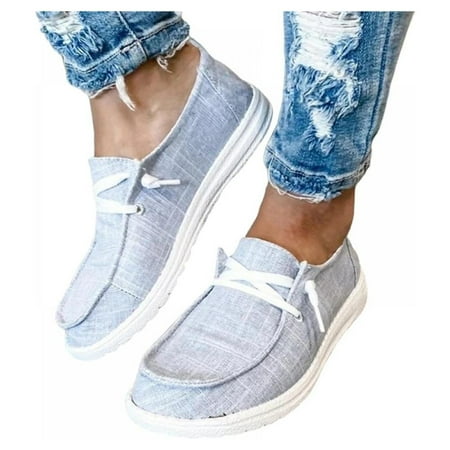 

Alvage Comfortable Casual Flat Canvas Loafers (Women s)