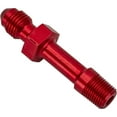 thumbnail image 3 of Speedway Motors Straight Oil Pressure Gauge Extended Fitting, Lightweight Aluminum 1/8” NPT to AN4 Adapter with Red Finish, Straight AN4 Male Extension for Easier Gauge Line Access, 3 of 6