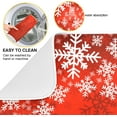 thumbnail image 2 of SKYSONIC Christmas Dish Drying Mat for Kitchen Counter,Snowflake Santa Xmas Tree Ultra Absorbent Reversible Microfiber Dishes Drying Rack Pad Heat-resistant Mats 16x18in, 2 of 7