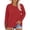 Red, variant on Delayuji Womens Long Sleeve T Shirts Womens Tops Solid Color Casual Tshirts Loose Fit Basic Tee Spring Fall S-5XL Blue