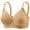 Beige, variant on Ahuyic Summer Womens Bras,Plus Size Bras for Women,Women's Plus Size Without Steel Rims Comfortable And Breathable Gathering Underwear Non-magnetic Thin Cup Bra
