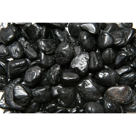 Fantasia Crystal Vault: 1/2 lb High Grade Black Tourmaline Tumbled Stones - XLarge - 1.5