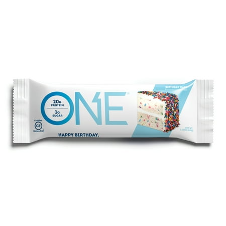 ONE Protein Bar, Birthday Cake, 20g Protein, 12 (Best Protein Cake Recipe)