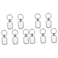 thumbnail image 4 of WORGEOUS 10 pcs  Metal Key Chains Blank Key Chains Diy Photo Car Key Rings For Lover, 4 of 8