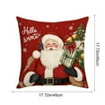thumbnail image 4 of FeiFu Christmas Printed Pillow Cover Cute Christmas Prints for Home Sofa Bedroom or Living Room Decor Cushion Decorations, 4 of 6