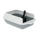 thumbnail image 1 of Caja de arena para gatos Suministros semi encerrados con litera suministros para mascotas Bandeja para mascotas Caja de arena de gato para viajes al, 1 of 8