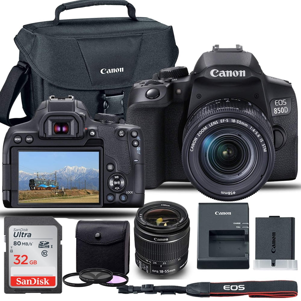 deposit blanket manager Canon EOS 850D / Rebel T8i DSLR Camera with 18-55mm Lens + Canon case +  3PcsFilterKit+ 32 GB SD Card - Walmart.com