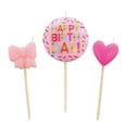 thumbnail image 2 of Velas de Cumpleaños Way to Celebrate Moños y Corazones 3 Piezas, 2 of 4