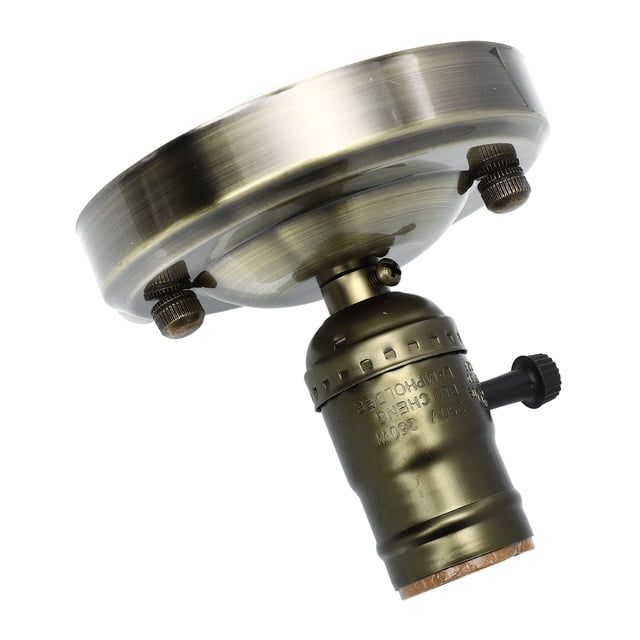 IFANLANDOR Support de Lampe à Vis Aluminium Vert Bronze Éclairage d'Ambiance 1Pcs