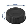 thumbnail image 2 of 2Pcs Rear Lens Cap 50mm LF-4 Plastic Compatible with D Series D7500 D5 D6 D5600 D4S D500 Camera Lens Protection Black, 2 of 5