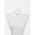 thumbnail image 6 of Scenario Women's Rhodium-Tone Chunky Twist Chain Necklace, 6 of 6