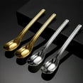 thumbnail image 2 of BUYISI 4Pcs Sturdy 316 Stainless Steel Spoons: Stylish, Comfortable And Versatile! Silver Large, 2 of 4