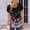 Style 08, variant on Women's Casual Shirts Fashion Spring Element Full Floral Printed Round Neck T-Shirts Womens Summer Loose Short Sleeve Tops