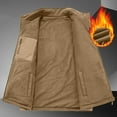 thumbnail image 4 of LIaqionyy Big and Tall Vest for Mens Fleece Lined Sleeveless Jacket Warm Winter Outerwear with Pocket, 4 of 7