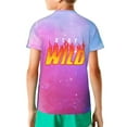 thumbnail image 7 of Ben Azelart Stay Wild Kids T-Shirt 3d Printed Graphic T-Shirts Boys And Girls Short Sleeve Shirts For Youth Kids X-Small, 7 of 7