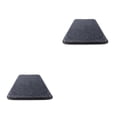 thumbnail image 1 of Advancent Alfombrilla de fibra con estilo para baño: resistente al agua y que ahorra espacio, fácil de limpiar, alfombrilla de baño, gris, 40 gris 40*60cm 2piezas, 1 of 6
